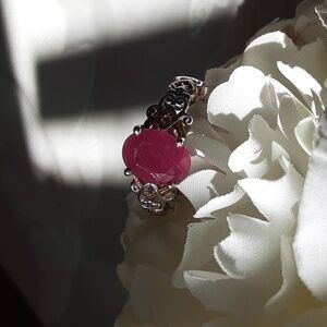 925 Genuine Ruby ring.